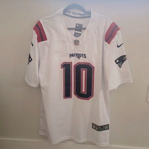 Medium White Mac Jones Onfield Jersey